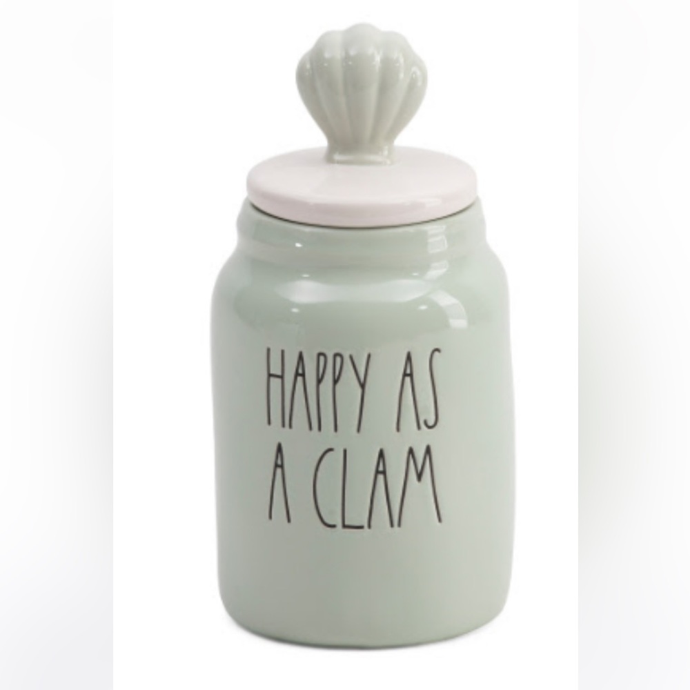 Rae Dunn happy as a calm canister